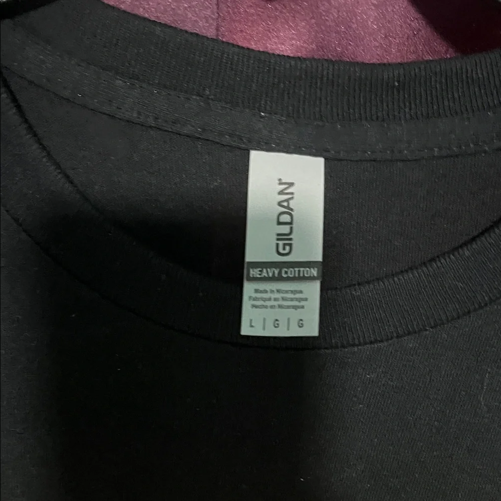 Black Nursing T-Shirt with Yellow Print - Picture 2 of 4
